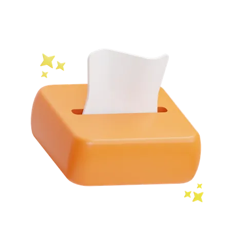 Tissue Box  3D Icon