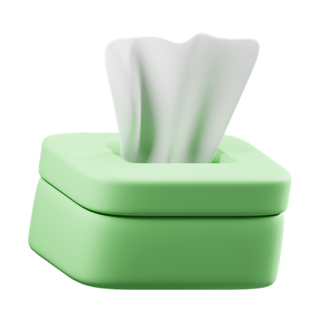 Tissue Box  3D Illustration