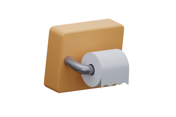 Tissue Roll  3D Icon