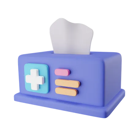 Tissu humide  3D Icon