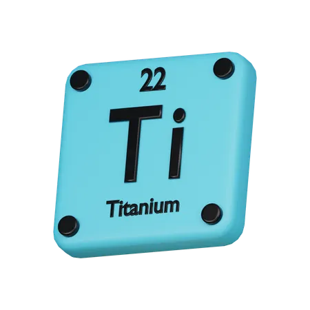 Titanium Element 3 D Icon 3D Icon