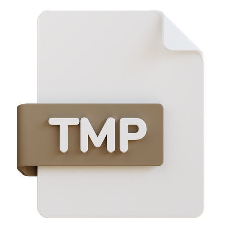 Tmp File  3D Icon