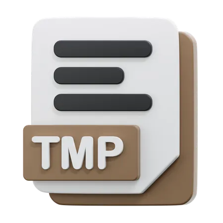 TMP FILE  3D Icon