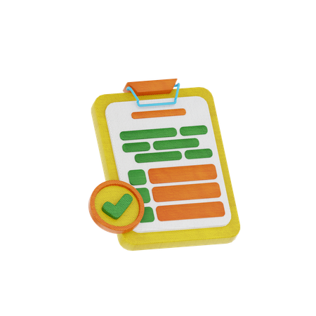 To Do List  3D Icon