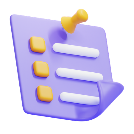 TO DO LIST  3D Icon