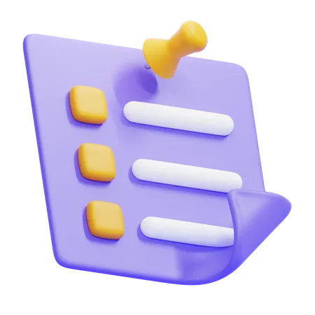 TO DO LIST  3D Icon