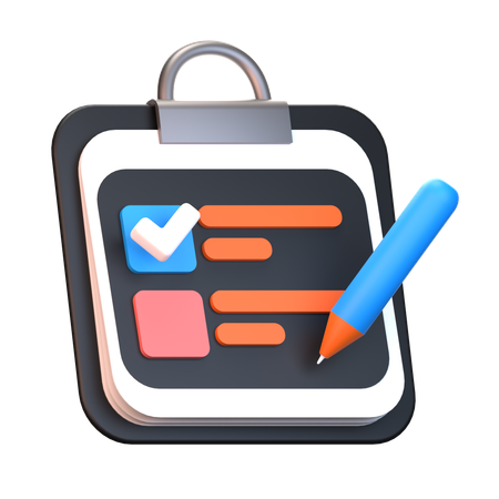 To do list  3D Icon