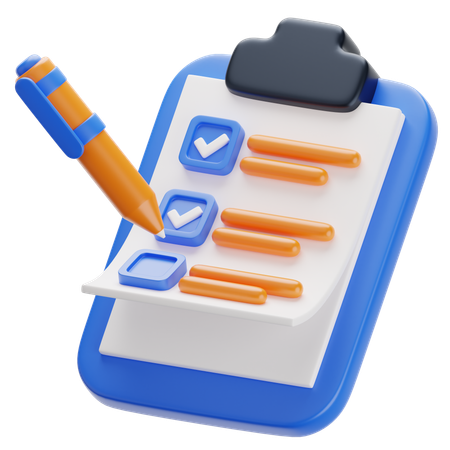 To-do List  3D Icon