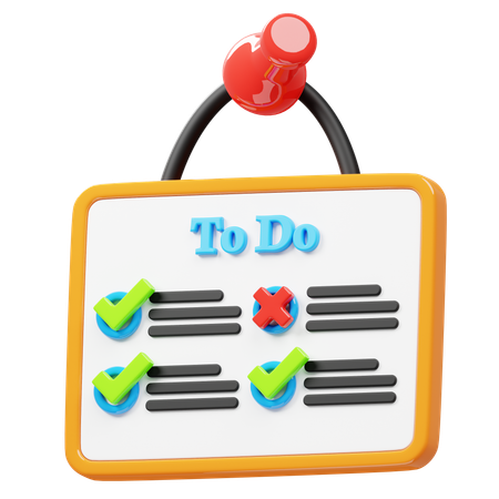 To-Do List  3D Icon