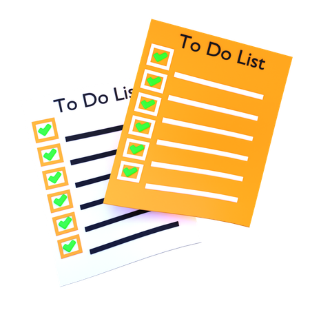 To Do List  3D Icon