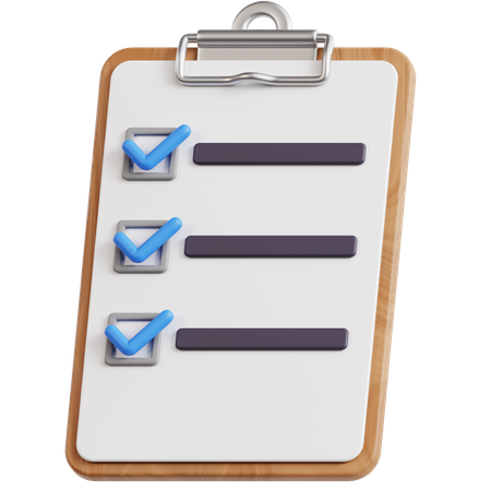 To do List  3D Icon