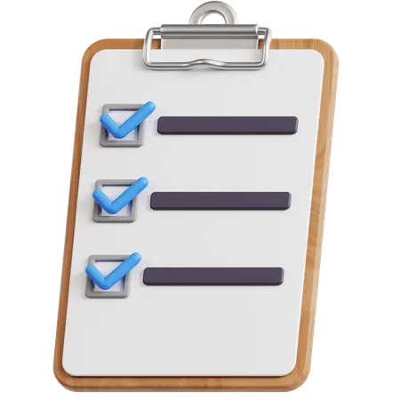 To do List  3D Icon