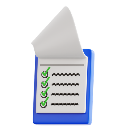 To do list  3D Icon