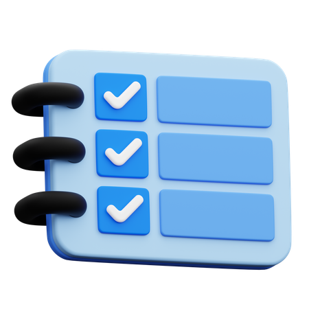 To Do List  3D Icon