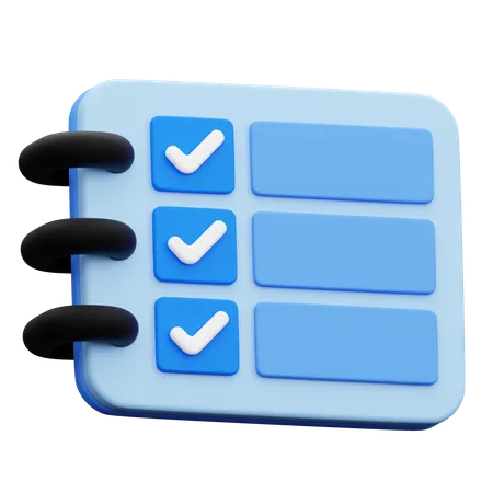 To Do List  3D Icon