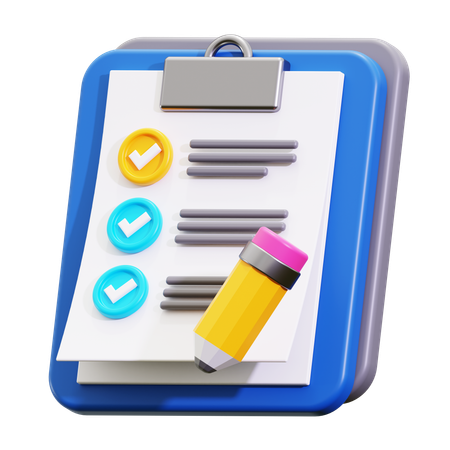 To do list  3D Icon