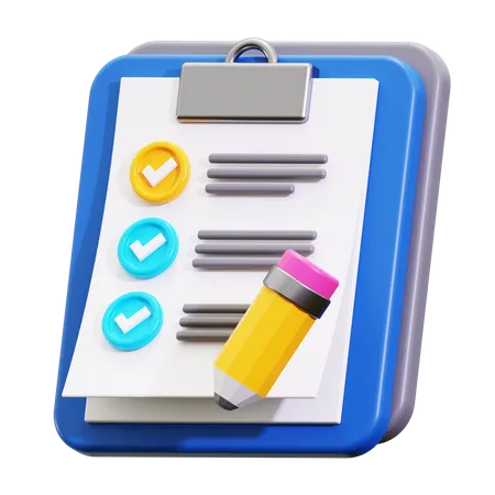 To do list  3D Icon