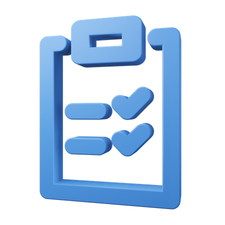 To Do List  3D Icon