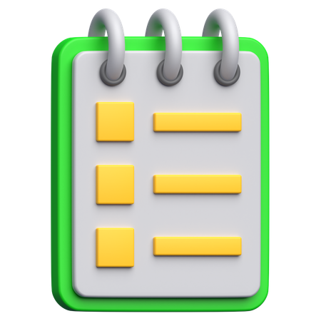 To Do List  3D Icon