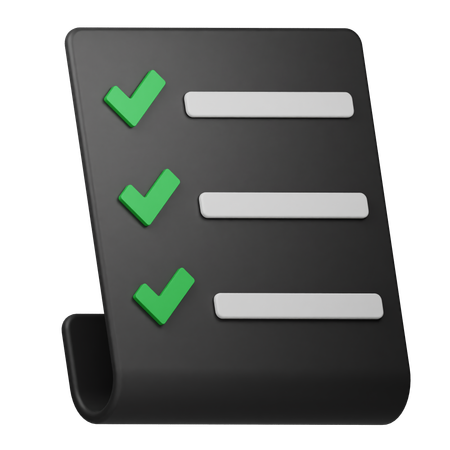 To Do List  3D Icon