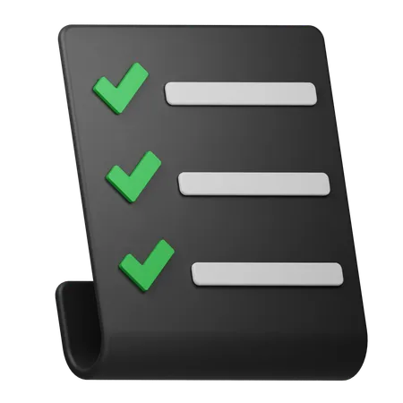 To Do List  3D Icon