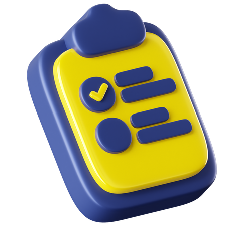 To Do List  3D Icon