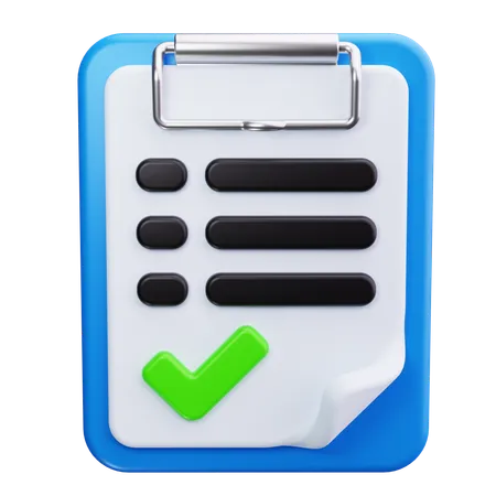 To Do List  3D Icon