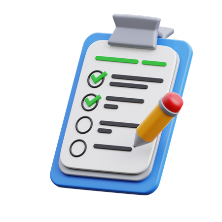 To Do List  3D Icon