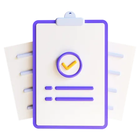 To Do List  3D Icon