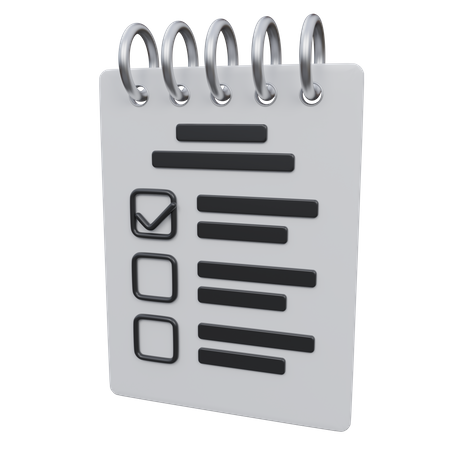 To Do List  3D Icon