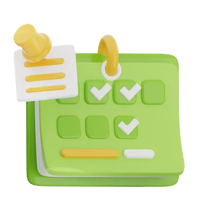 To Do List  3D Icon