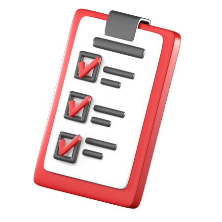 To Do List  3D Icon