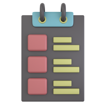 To Do List  3D Icon