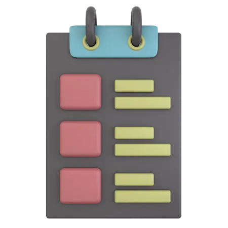 To Do List  3D Icon