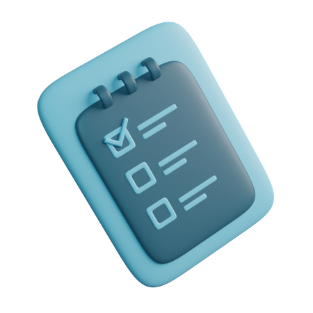 To Do List  3D Icon