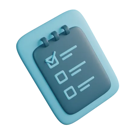 To Do List  3D Icon