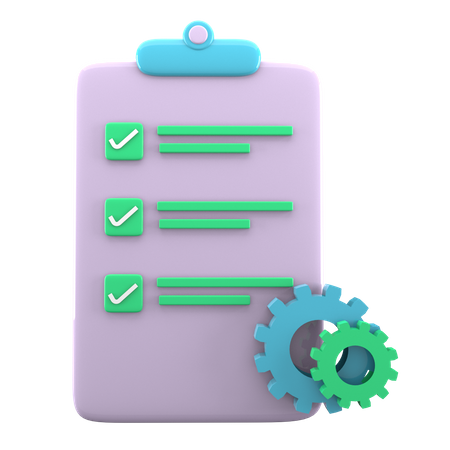 To Do List  3D Icon