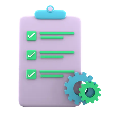 To Do List  3D Icon