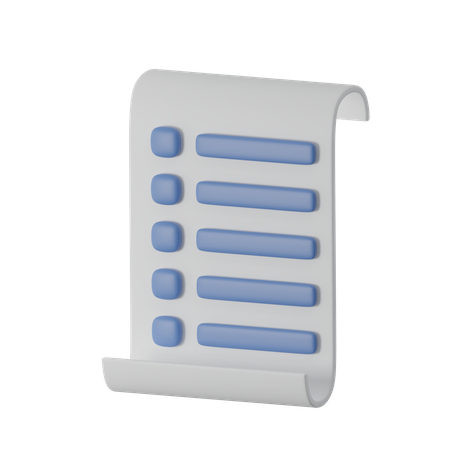 To Do List  3D Icon