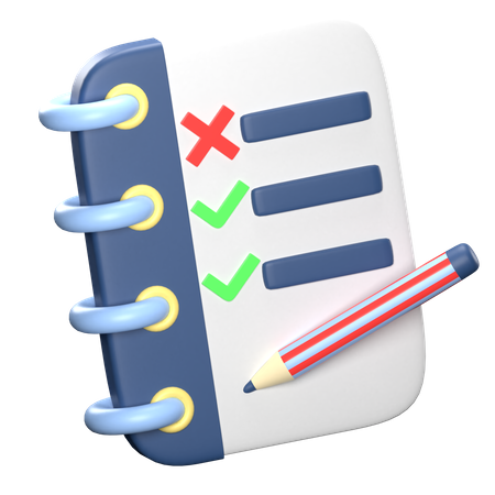 To Do List  3D Icon