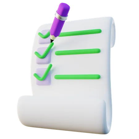 To Do List  3D Icon