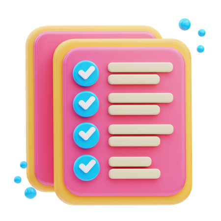 To Do List  3D Icon