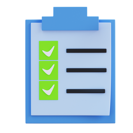 To Do List  3D Icon