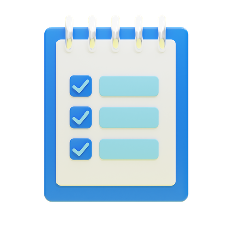 To Do List  3D Icon