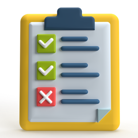 To Do List  3D Icon