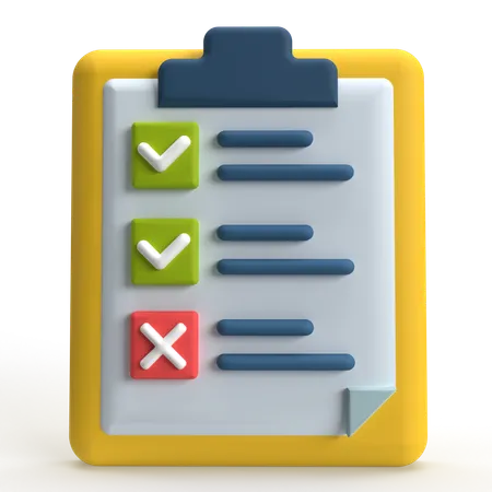 To Do List  3D Icon