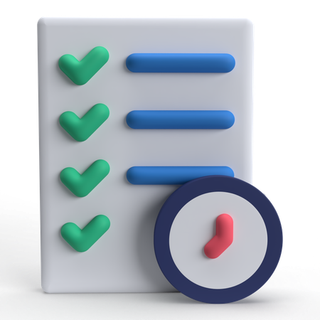 To Do List  3D Icon