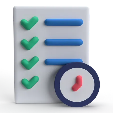 To Do List  3D Icon