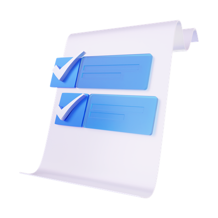 To Do List  3D Icon