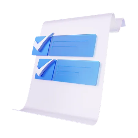 To Do List  3D Icon